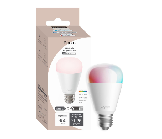 Aqara LED Bulb T2 (RGB CCT, E27) - 1311379 - zdjęcie 2